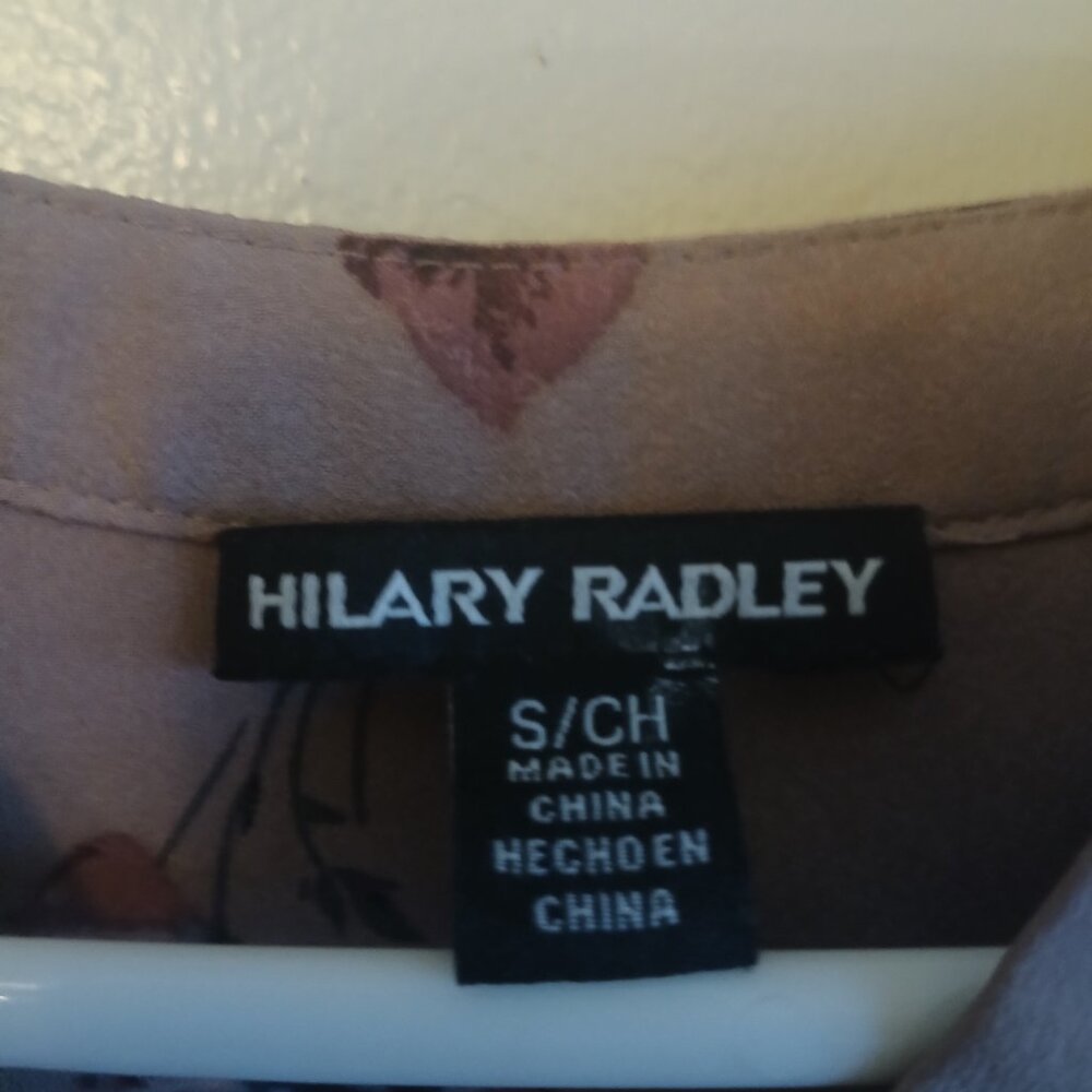 Hilary Radley women's floral print blouse Size small 100% polyester - Picture 5 of 6